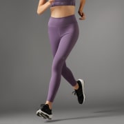 adidas Ultimate Running 7/8 Leggings - Purple, Women's Running
