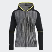 アディダス PRIMEKNIT グラデーション 長袖フルジップフーディー - ブルー | アディダス ジャパン