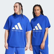 adidas Basketball Tee - Blue | Free Shipping with adiClub | adidas US