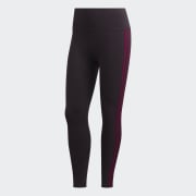 ADIDAS Women's Believe This Glam on Long Tights NWT Noble Purple SIZE: XL  