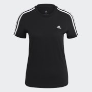 adidas Essentials Slim Tee - Black | Women's Training | US