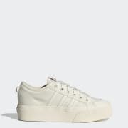 adidas Women s Lifestyle Nizza Platform Shoes White adidas US