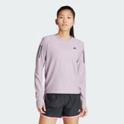 White Own the Run Long Sleeve Tee adidas Canada