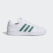 Tenis adidas grand court clearance base blancos para hombre