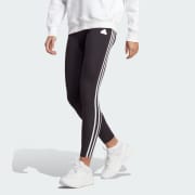 Adidas 3 stripes leggings schwarz hot sale