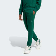 Adidas All Szn Fleece Regular Tapered Pants Green S Man