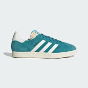  adidas Gazelle - Tenis de gimnasia para hombre, color rojo  universitario borgoña FTWR oro blanco con meta universitaria borgoña FTWR  oro blanco Met, EE. UU.: 6.5, Rojo (Collegiate Burgundy/Ftwr White/Gold Met.