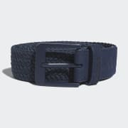 Adidas Golf Braided Stretch Belt Black L/XL Black Grey Heather- Q for sale  online