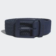 adidas Braided Stretch Belt - Blue, Men's Golf