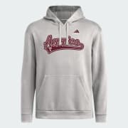 adidas University of Nebraska Cornhuskers Fleece Hoodie Grey Free Shipping with adiClub adidas US