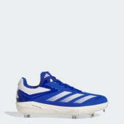 Blue and white baseball cleats cheap