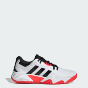 Adidas men's club 2 tennis shoes  white/black/coral top