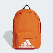 Adidas backpack orange and hotsell black