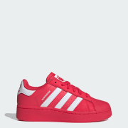 Adidas originals superstar slip on womens red discount