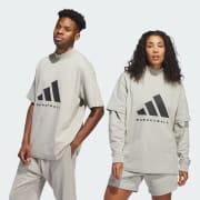 adidas Basketball Tee - Beige | adidas Singapore