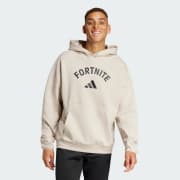Adidas x Fortnite Future Icons Small Logo Hoodie Wonder Beige L Mens Originals Hoodies Sweatshirts