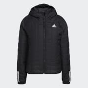 adidas Itavic 3-Stripes Light Hooded Jacket - Black | adidas UK