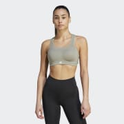 adidas TLRD Impact Training High-Support Bra - Green | Women's Training |  adidas US