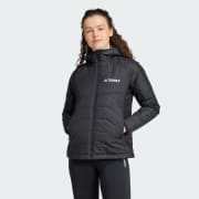 Adidas Terrex Multi Synthetic Insulated Hooded Jacket Women Black XL