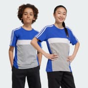 adidas Tiberio | - Switzerland Colorblock T-Shirt Kids Blau 3-Streifen adidas Cotton