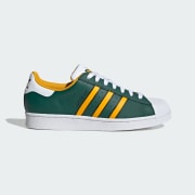 Adidas Superstar 80s Deluxe Trainers Dark Green/White