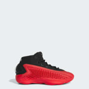 adidas Anthony Edwards 1 Pure Ruby Mid Basketball Shoes Kids Black Free Shipping with adiClub adidas US