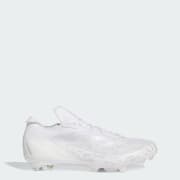 White adidas adizero football cleats top