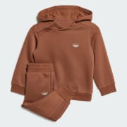 Light brown adidas hoodie top