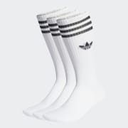 adidas Solid Crew Socks 3 Pairs White adidas Deutschland
