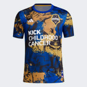 adidas Atlanta United FC Marvel MLS Kick Childhood Cancer Pre-Match Jersey  - Multi, Men's Soccer