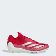 Red and gold adidas football cleats store