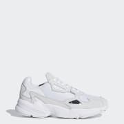 Adidas falcon blancas y doradas sales