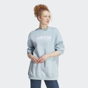 adidas ALL SZN Fleece Graphic Sweatshirt - Blue | adidas Canada