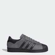Adidas superstar black grey outlet