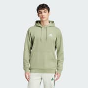 Felpa con cappuccio Essentials Fleece Verde adidas adidas Italia