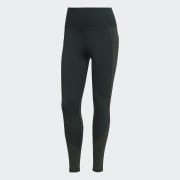 adidas Optime Training Shiny Full Length Leggings Green adidas Thailand