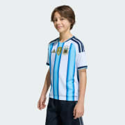 Camiseta Selección Argentina 26 de local versión jugador para Niños