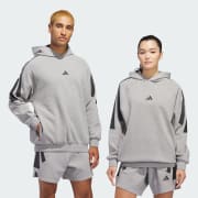 adidas Basketball Spacer Hoodie Gender Neutral Grey adidas UK