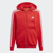Adidas hoodie with stripes on hood deals