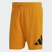 Neon orange adidas shorts online