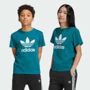adidas Adicolor Trefoil Tee Kids Turquoise adidas Turkiye