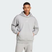 Adidas All Szn Fleece Hoodie Grey M Man