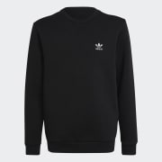 Adidas black crew neck sweatshirt outlet