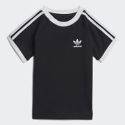 adidas Originals T-Shirt 3-Stripes - Bleu/Blanc/Rouge Enfant