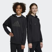 adidas, Future Icons Allover Print Sweatshirt Junior Girls, Quartz/Silver