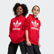 Adidas trefoil hoodie 164 clearance