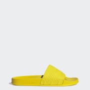 Adidas yellow slides 2025