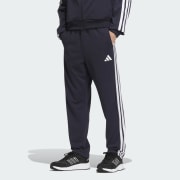アディダス メンズ 陸上/ランニング ロングパンツ オウン ザ ラン スリーストライプスパンツ IK4982 : ブラック adidas