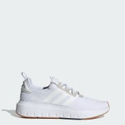 Womens white swift run adidas top