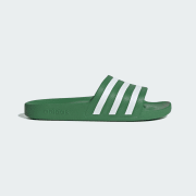 Men s Black White adilette Aqua Slides Free Shipping with adiClub adidas US